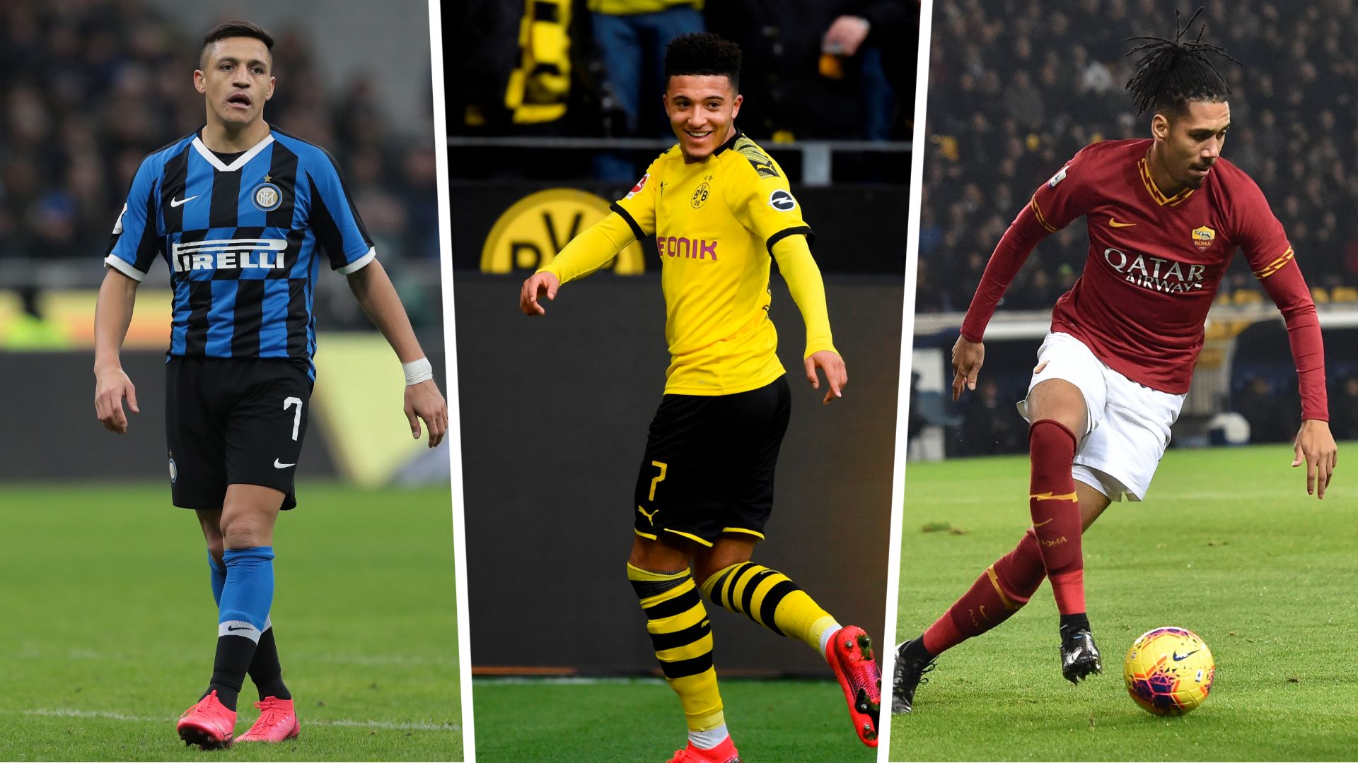 Alexis Sánchez - Jadon Sancho - Chris Smalling