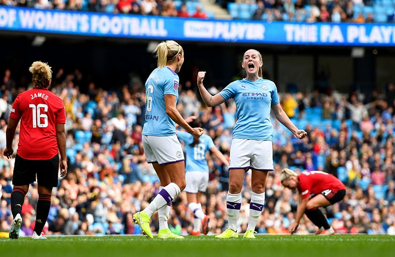 Keira Walsh Steph Houghton Manchester City Women 2019