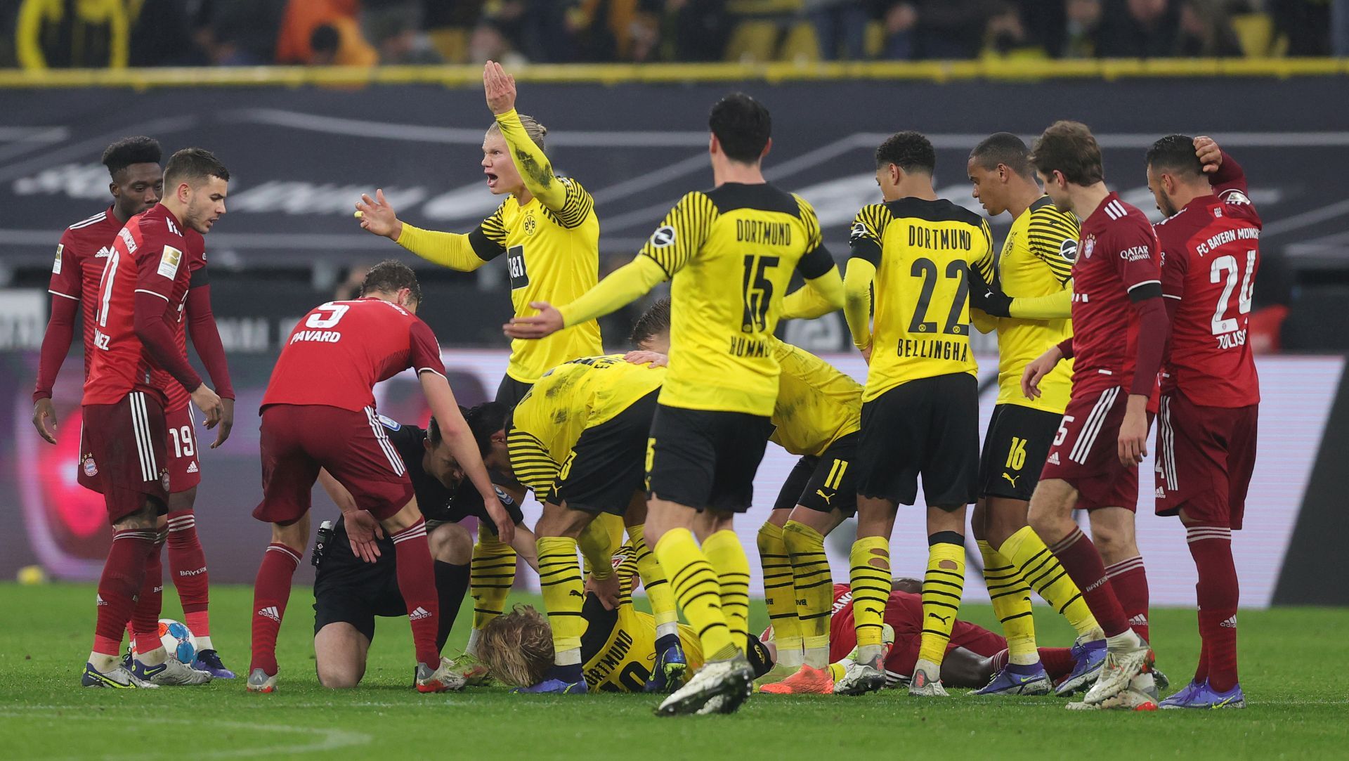 Brandt Upamecano Borussia Dortmund Bayern Monaco 2021 2022