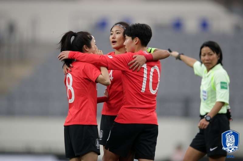 여자 축구 한국vs아이슬란드