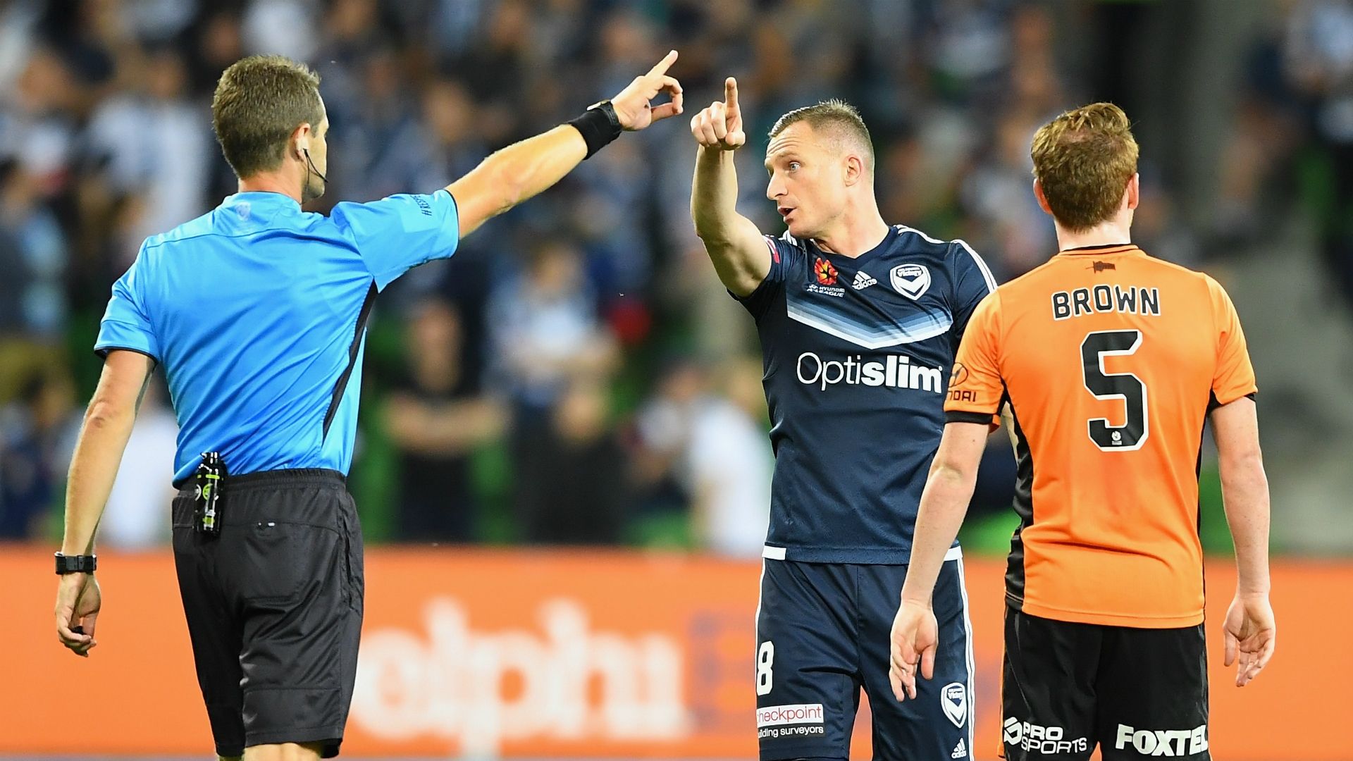 Besart Berisha Melbourne Victory v Brisbane Roar A-League 13012017