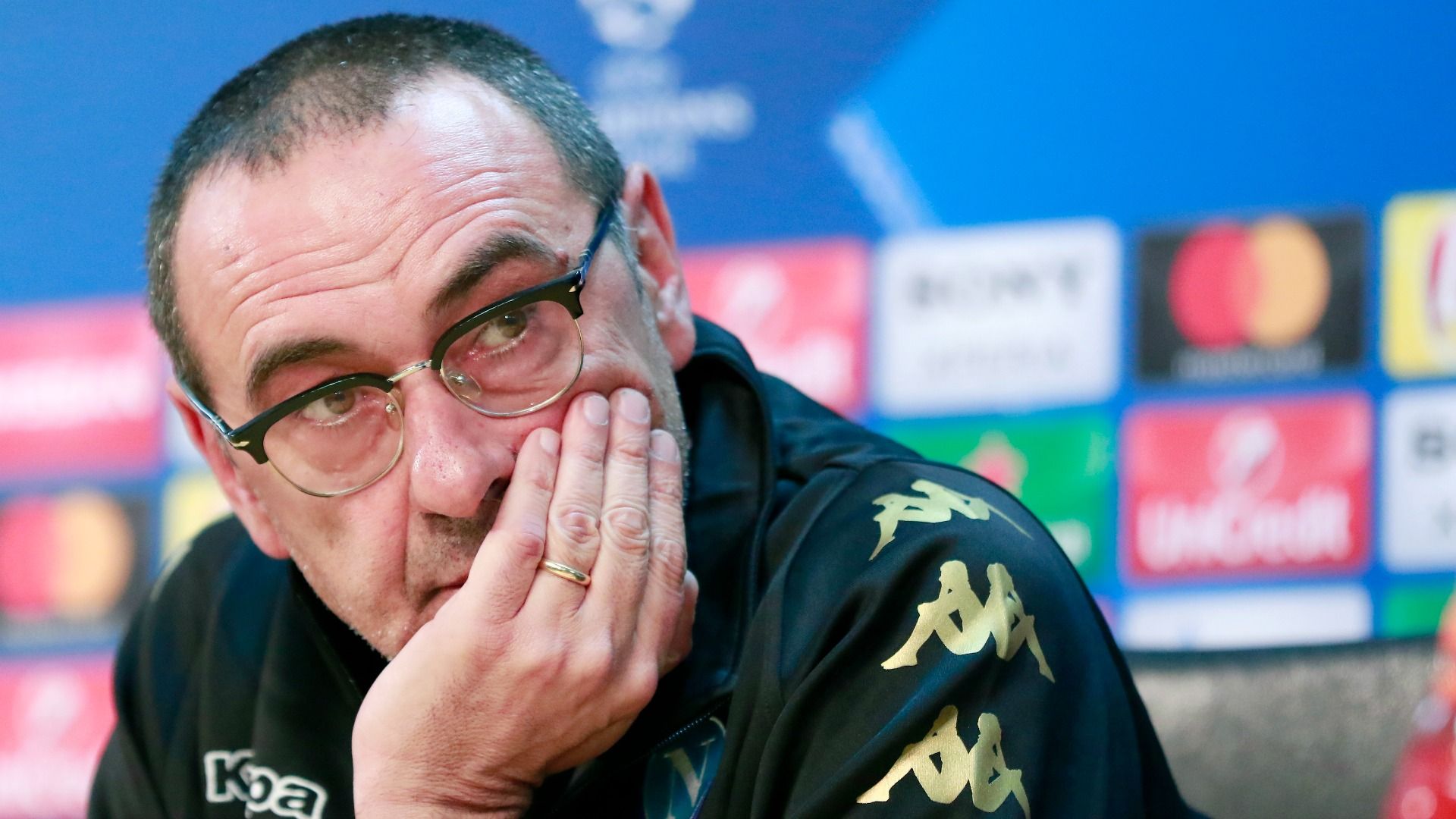 Maurizio Sarri press conference Napoli Real Madrid UCL
