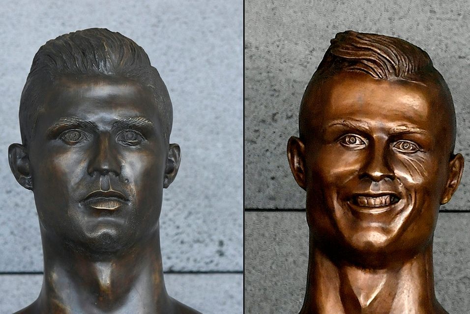 Ronaldo statue