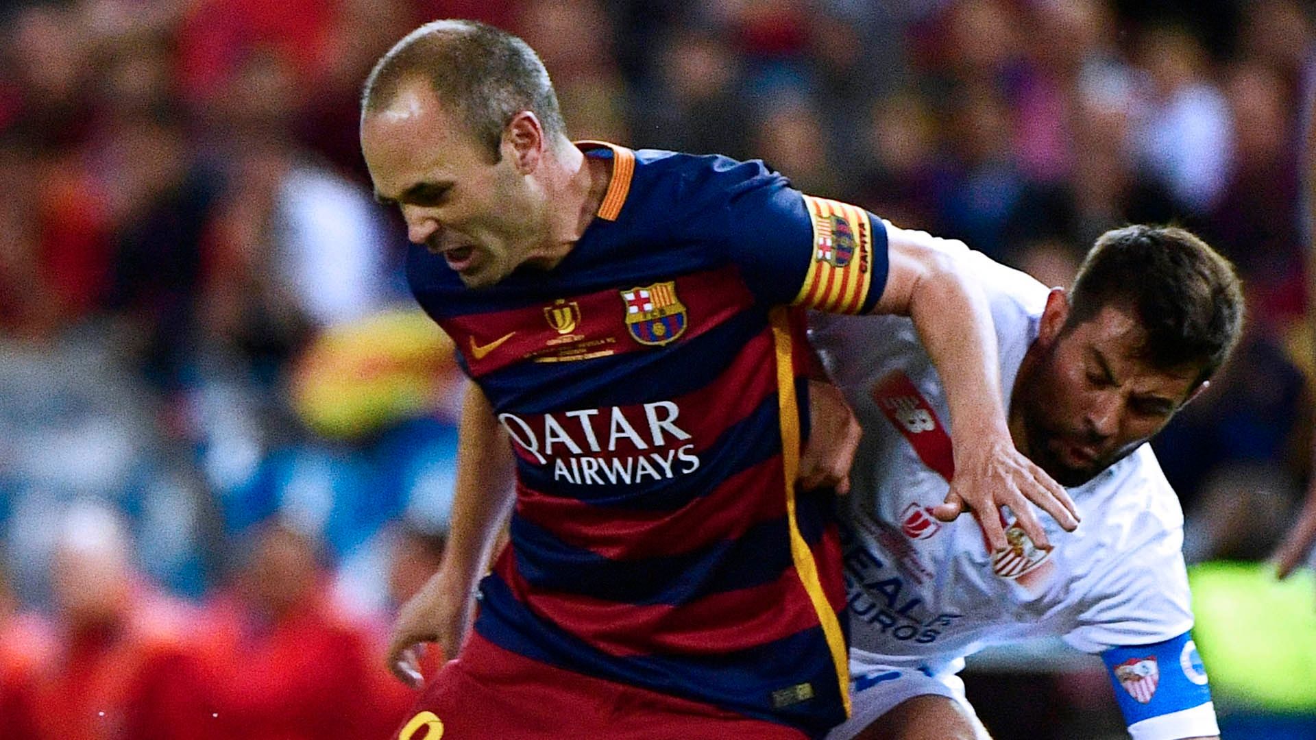 Andres Iniesta Barcelona Sevilla 22052016