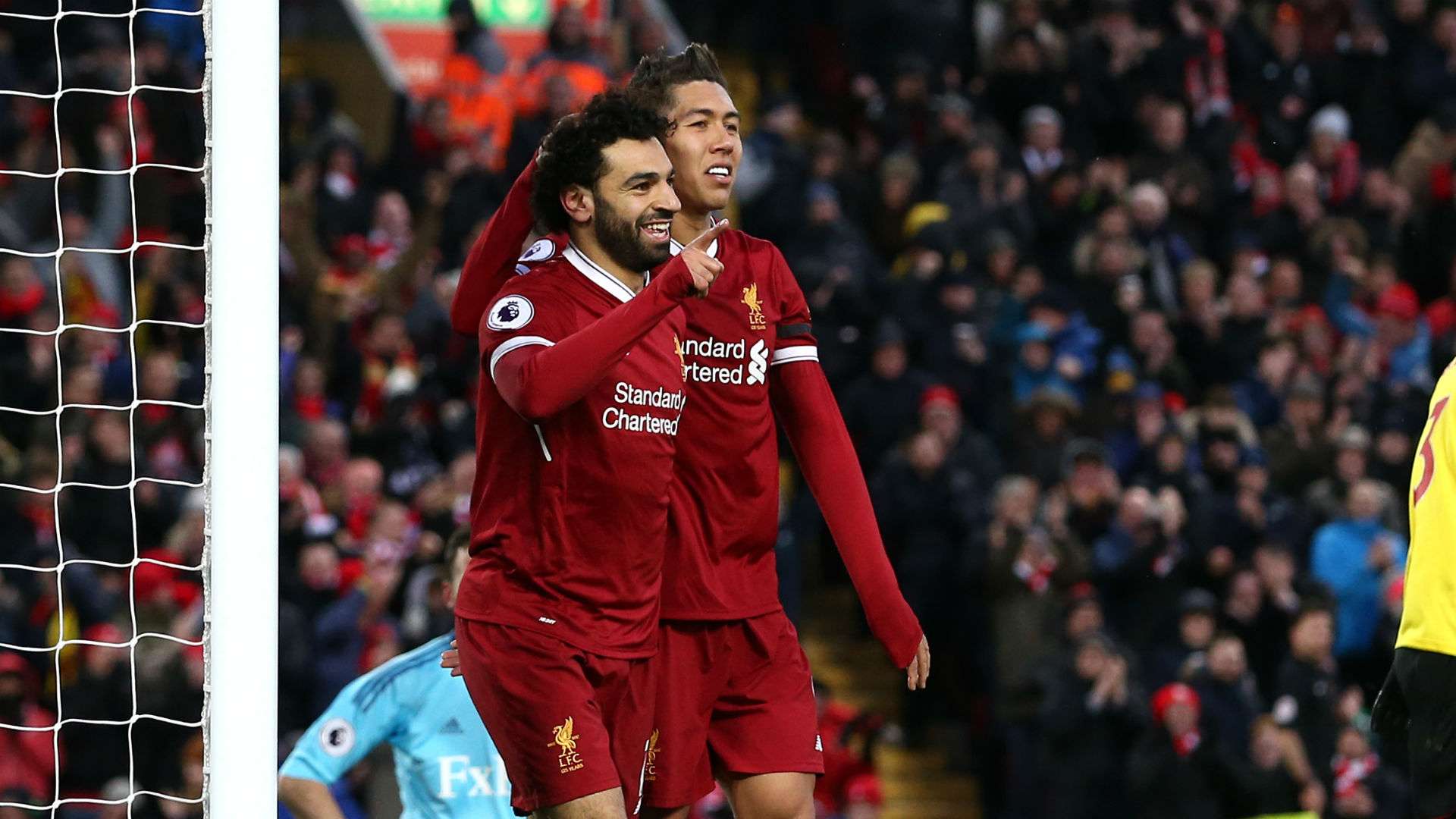 Liverpool Salah Firmino Watford