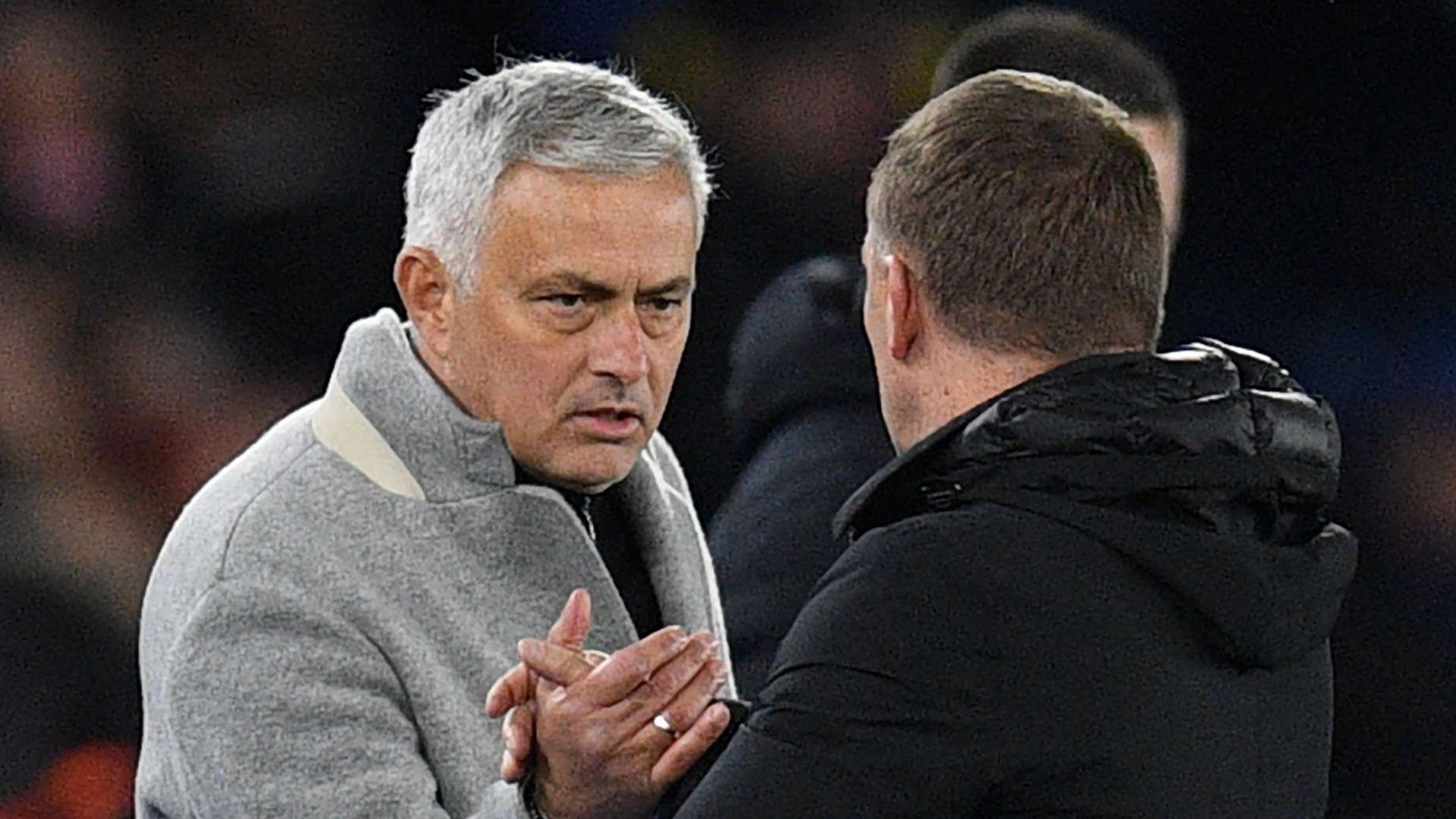 Jose Mourinho Brendan Rodgers Roma Leicester 2021-22