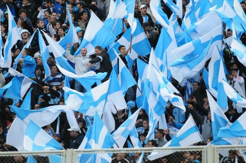 Hinchada Racing Banderas