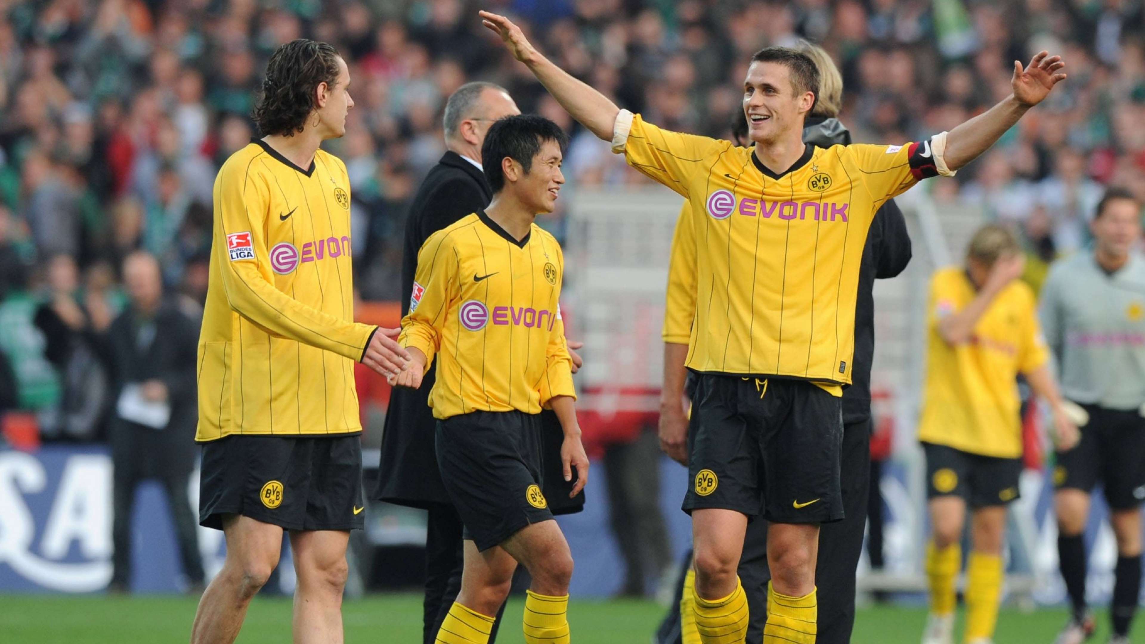 ONLY GERMANY Sebastian Kehl Neven Subotic Young Pyo Lee Borussia Dortmund 2008