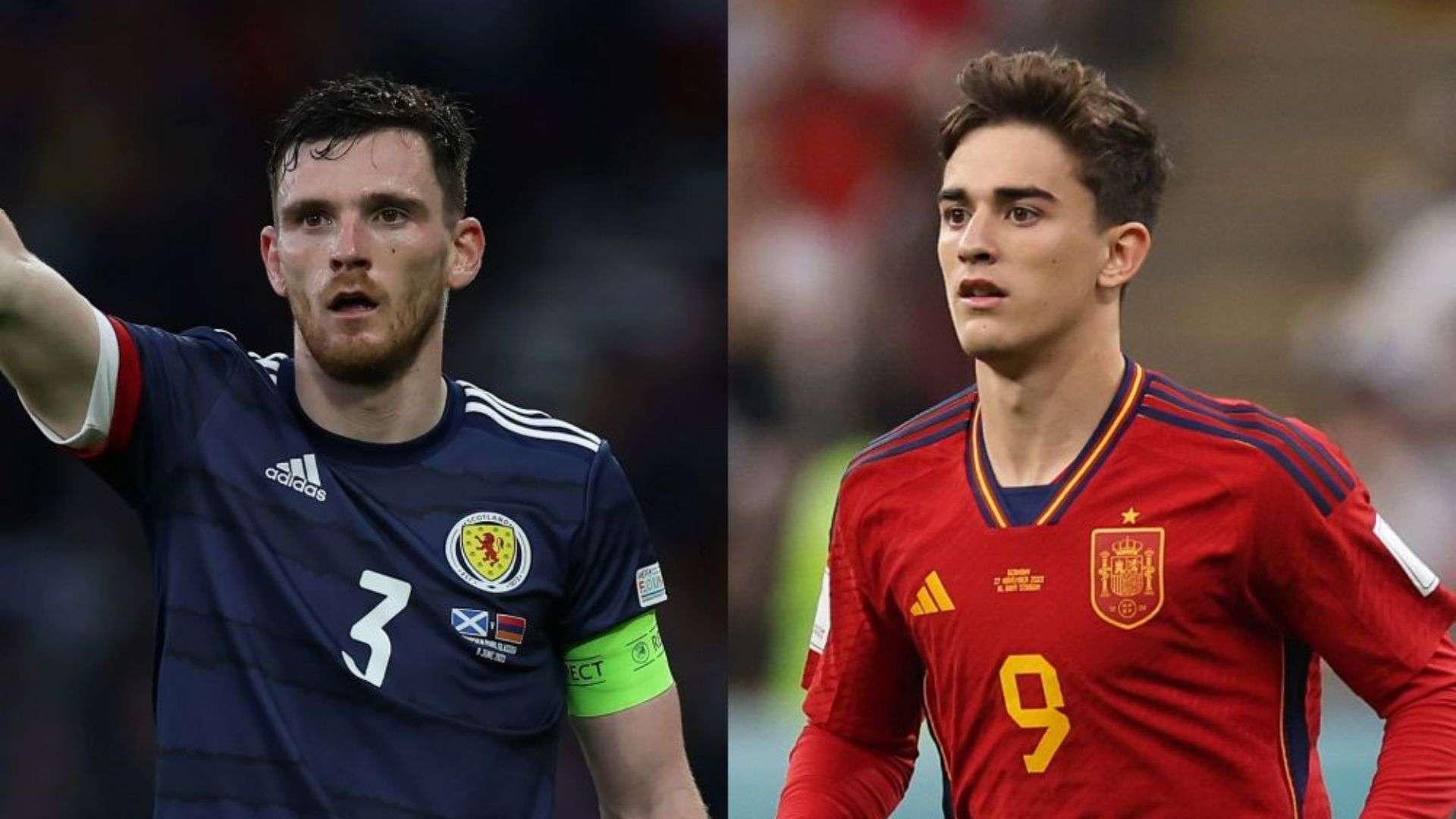 Andy Robertson Scotland Gavi Spain