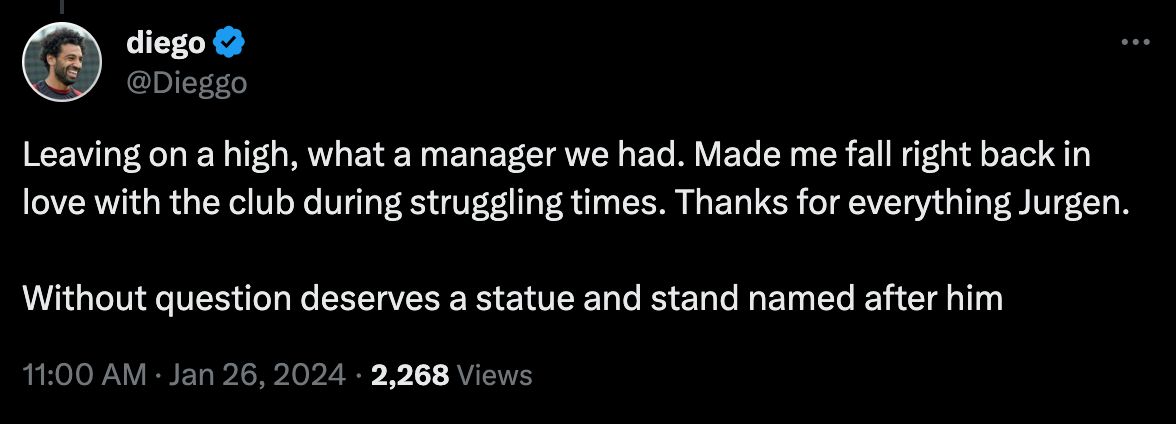 Jurgen Klopp Liverpool fans react 2