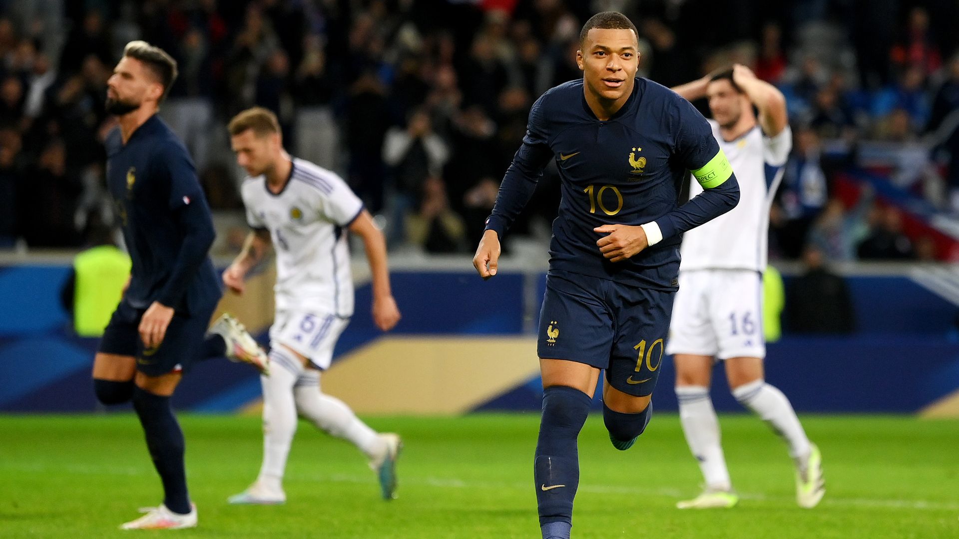 Kylian Mbappe France Scotland