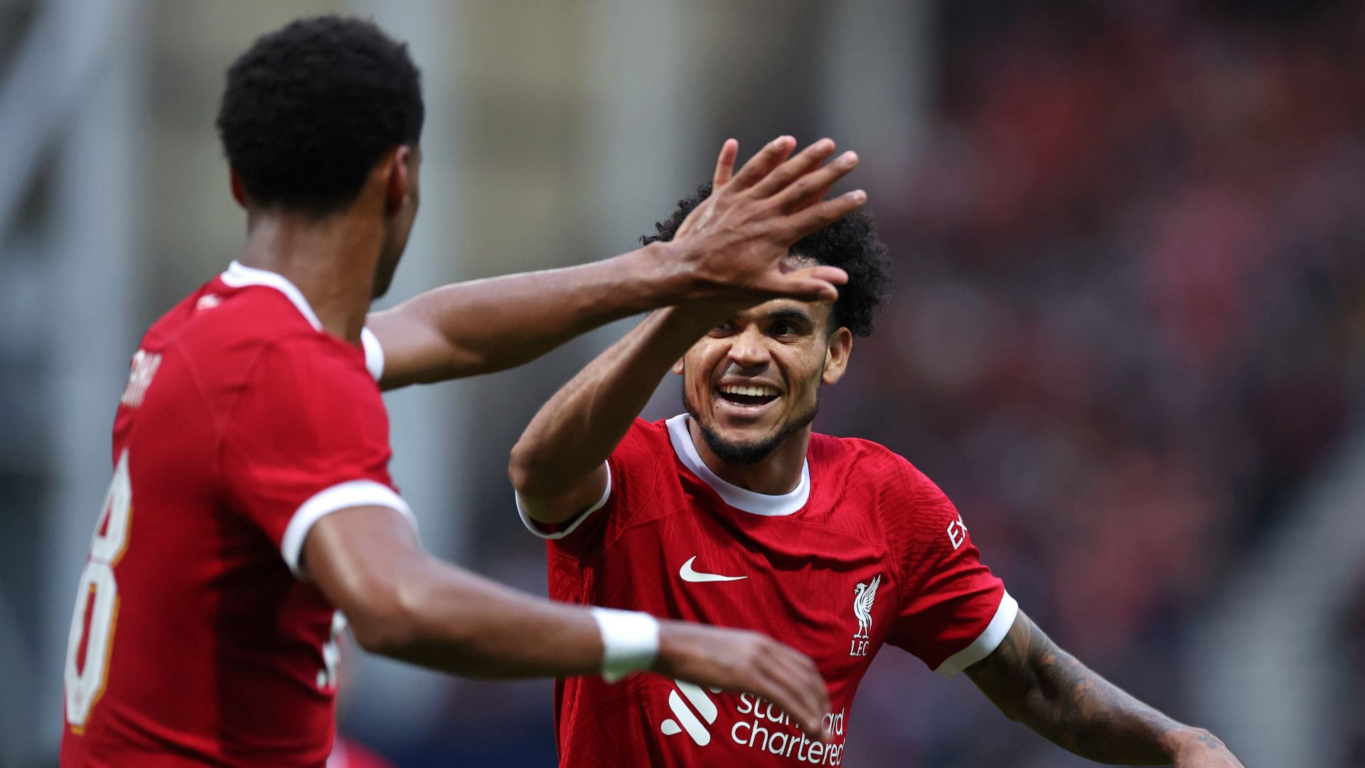 Luis Diaz Cody Gakpo Liverpool 2023-24