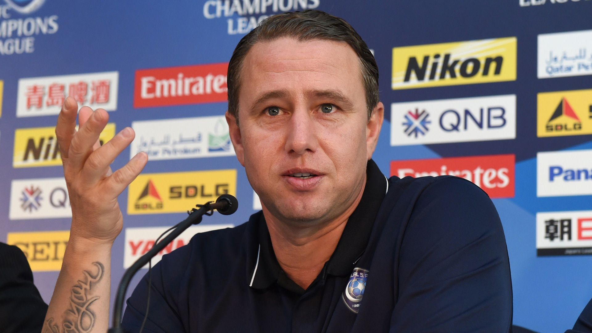 Laurentiu Reghecampf Al-Hilal AFC Champions League press conference 241014