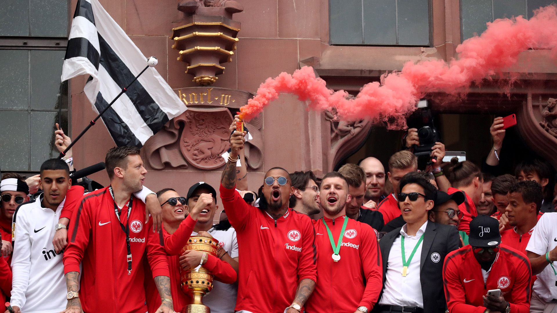 Kevin-Prince Boateng Eintracht Frankfurt DFB-Feier 19052018