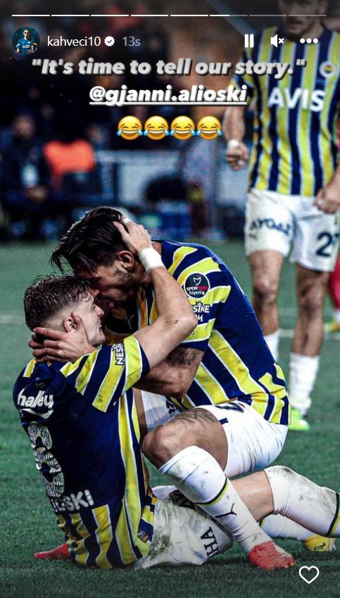 Irfan Can Kahveci Alioski Instagram post