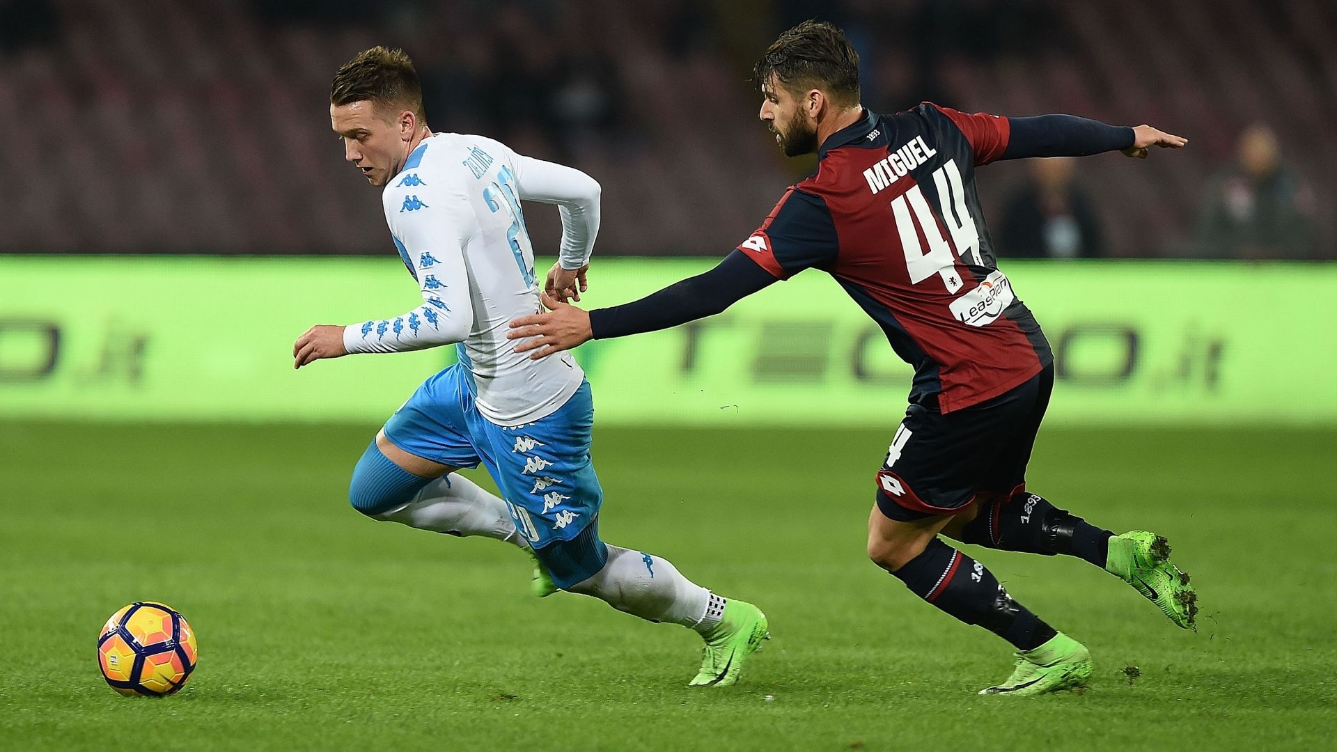 Piotr Zielinski Miguel Veloso Napoli Genoa