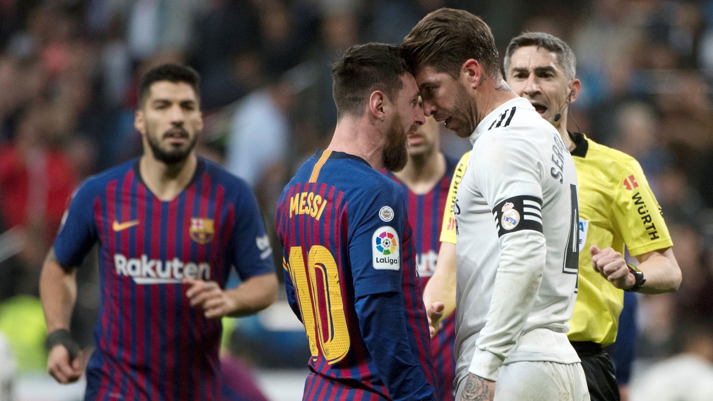 Sergio Ramos Lionel Messi Undiano Mallenco Real Madrid Barcelona LaLiga 02032019
