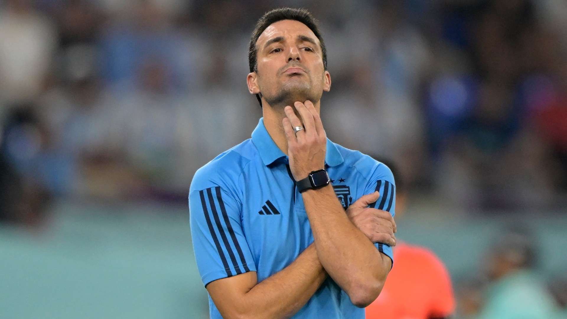 Lionel Scaloni Argentina Polonia World Cup 30112022