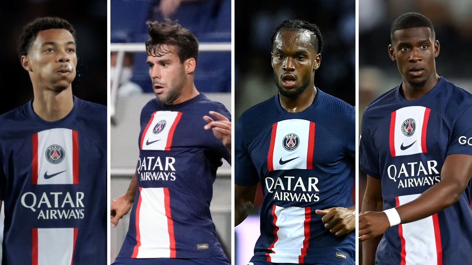 PSG Ekitike Juan Bernat Renato Sanches Nordi Mukiele