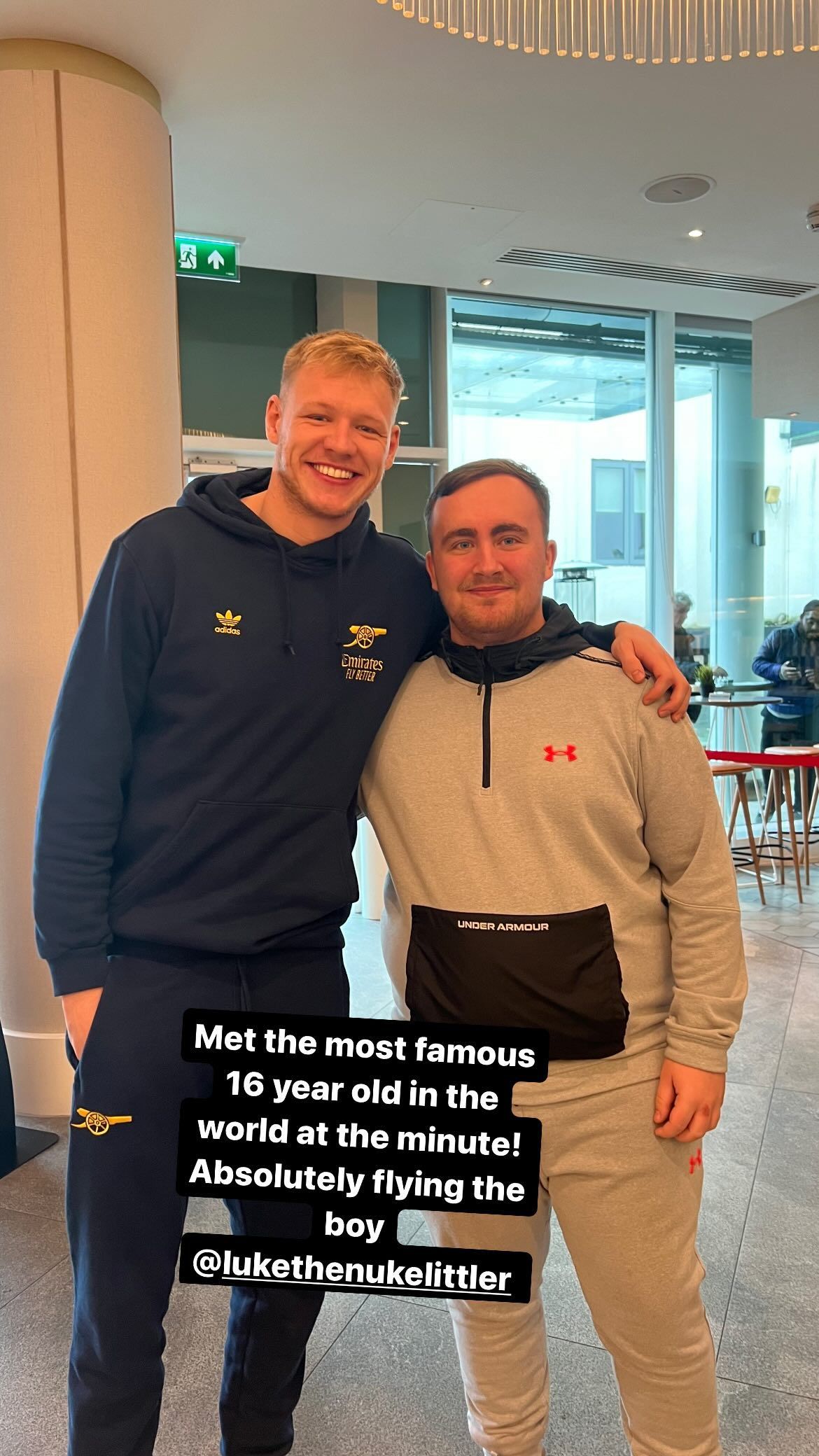 Aaron Ramsdale Luke Littler