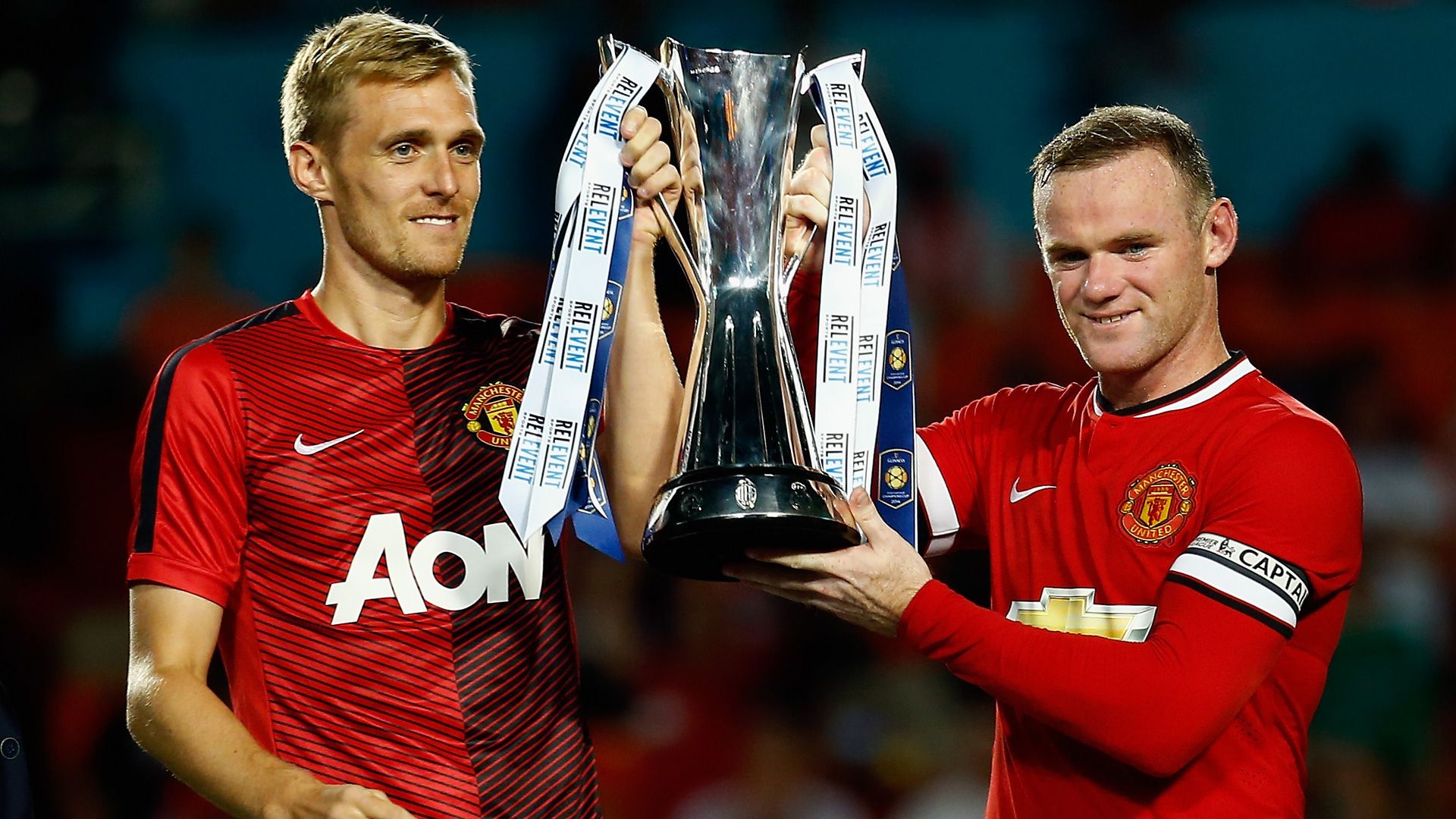 Darren Fletcher Wayne Rooney Manchester United 04082014