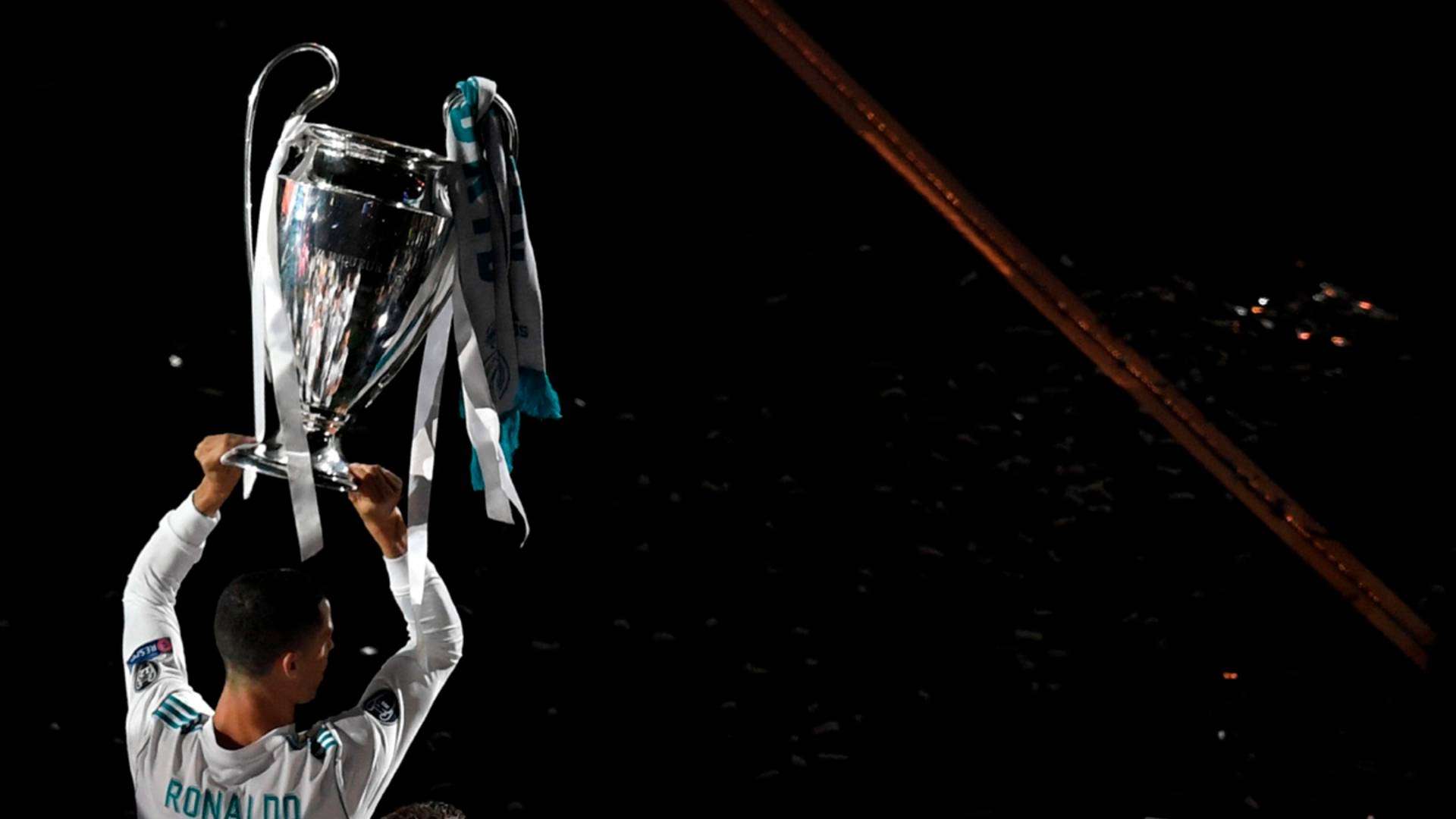 Cristiano Ronaldo Real Madrid Champions League Pokal