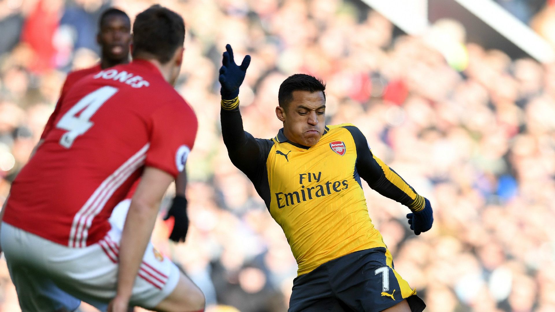 HD Alexis Sanchez Arsenal Phil Jones Manchester United