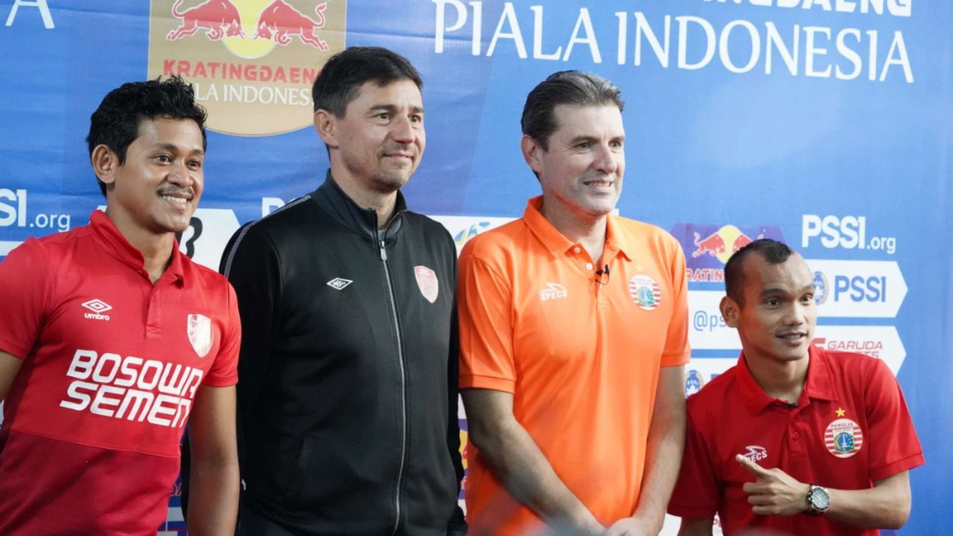 Jumpa Pers PSM vs Persija - Final Piala Indonesia
