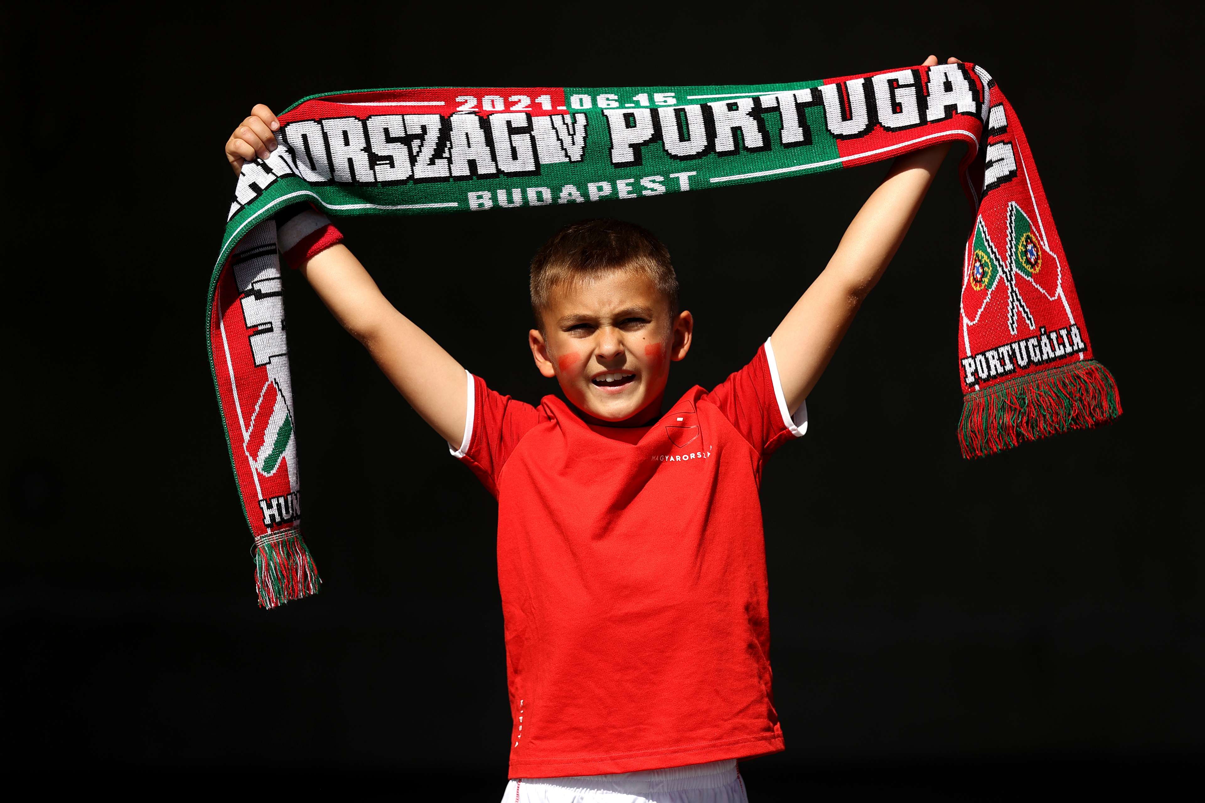 Fan Hungary vs Portugal scarf Euro 2020