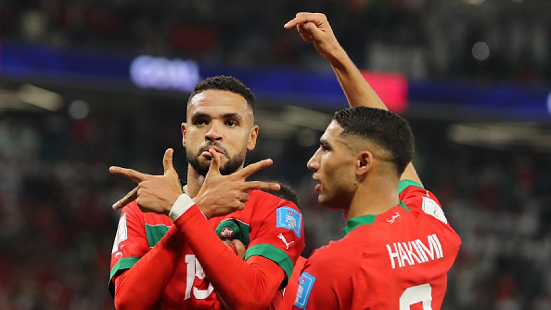 Youssef En-Nesyri - morocco - world cup 2022 - Achraf Hakimi 