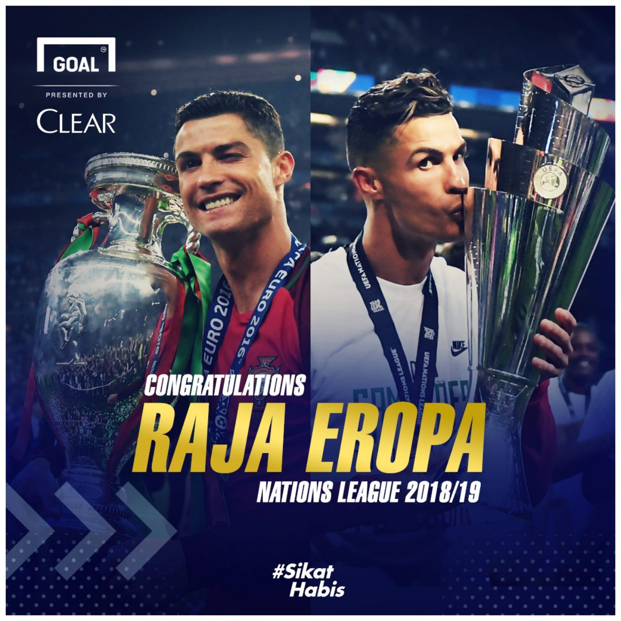 Tambah Trofi Nations League, Berapa Jumlah Gelar Juara Cristiano Ronaldo?