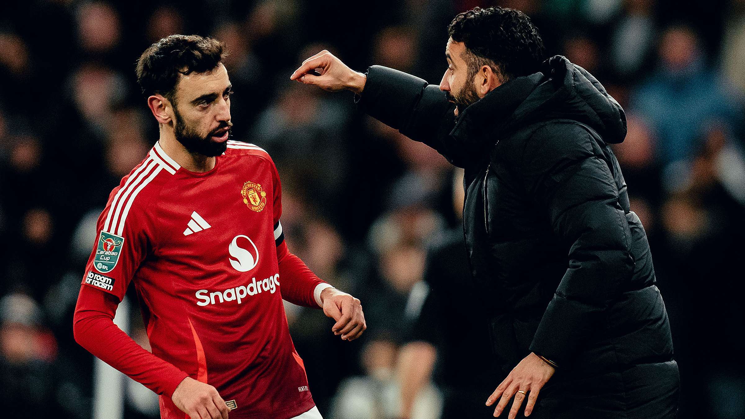I wouldn't say we're close' - Bruno Fernandes admits he 'doesn't speak  much' to Ruben Amorim as 'very quiet' Man Utd head coach uses staff to pass  on instructions -VYGR
