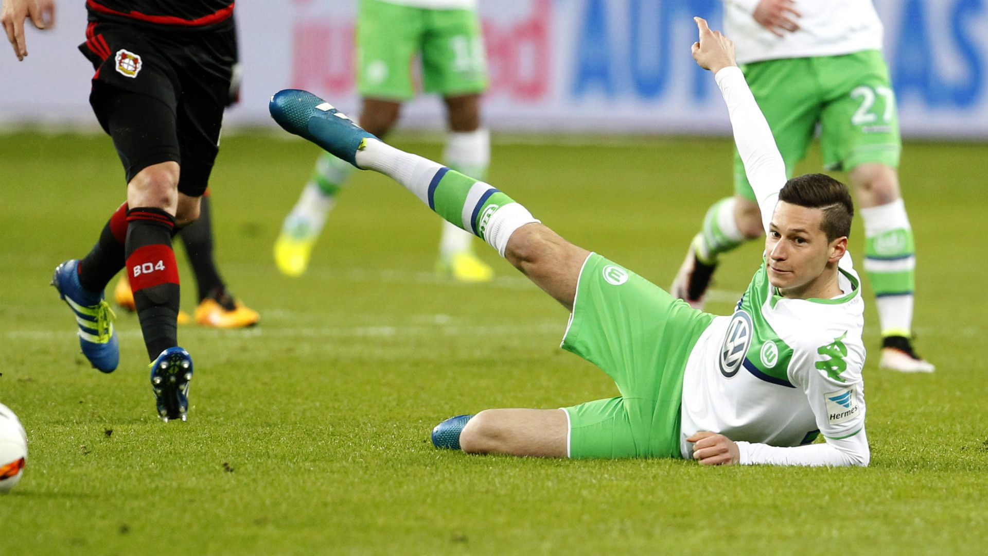 JULIAN DRAXLER WOLFSBURG GERMAN BUNDESLIGA 01042016