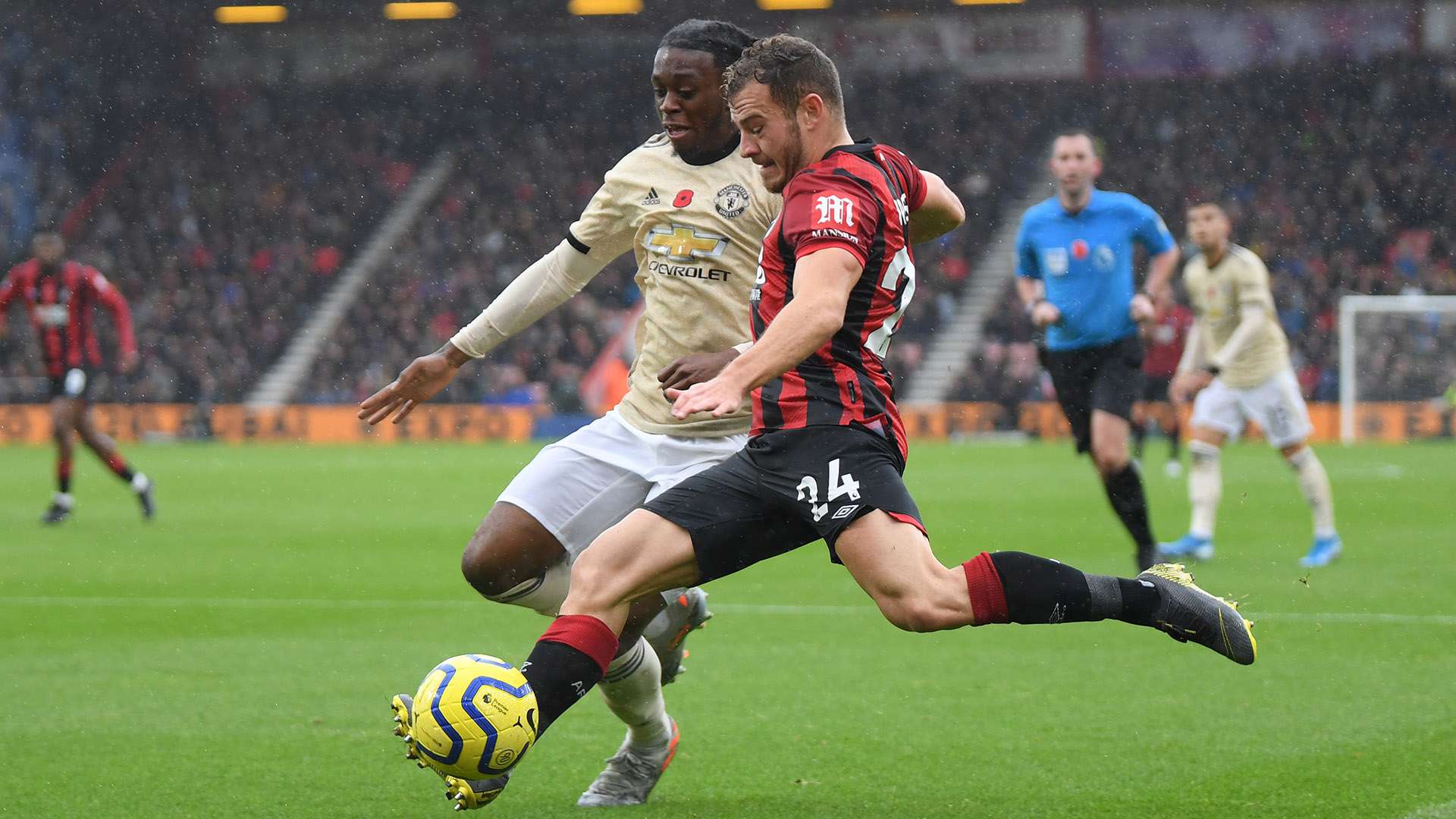 Aaron Wan-Bissaka Ryan Fraser Man Utd Bournemouth