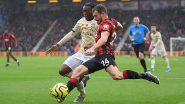 Aaron Wan-Bissaka Ryan Fraser Man Utd Bournemouth