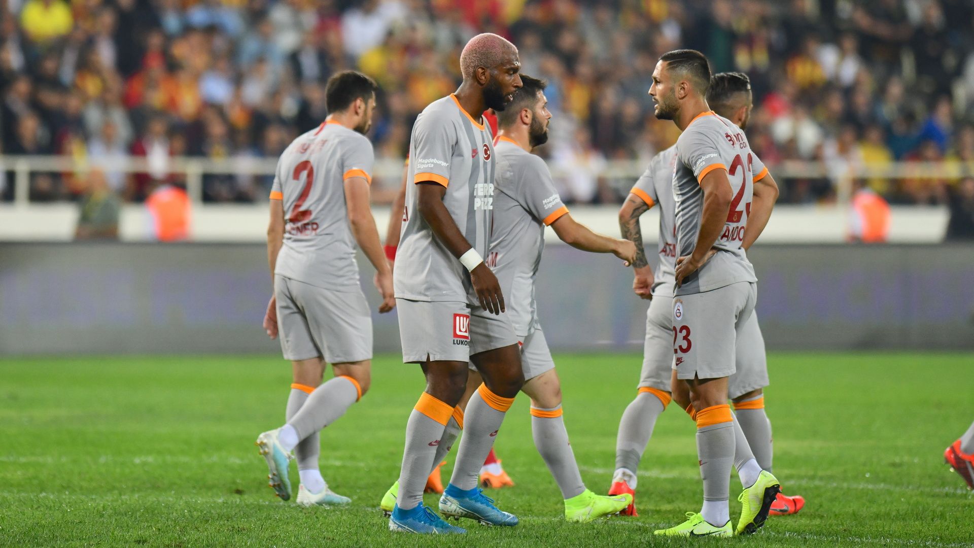 yeni malatyaspor galatasaray goal celebration 22092019