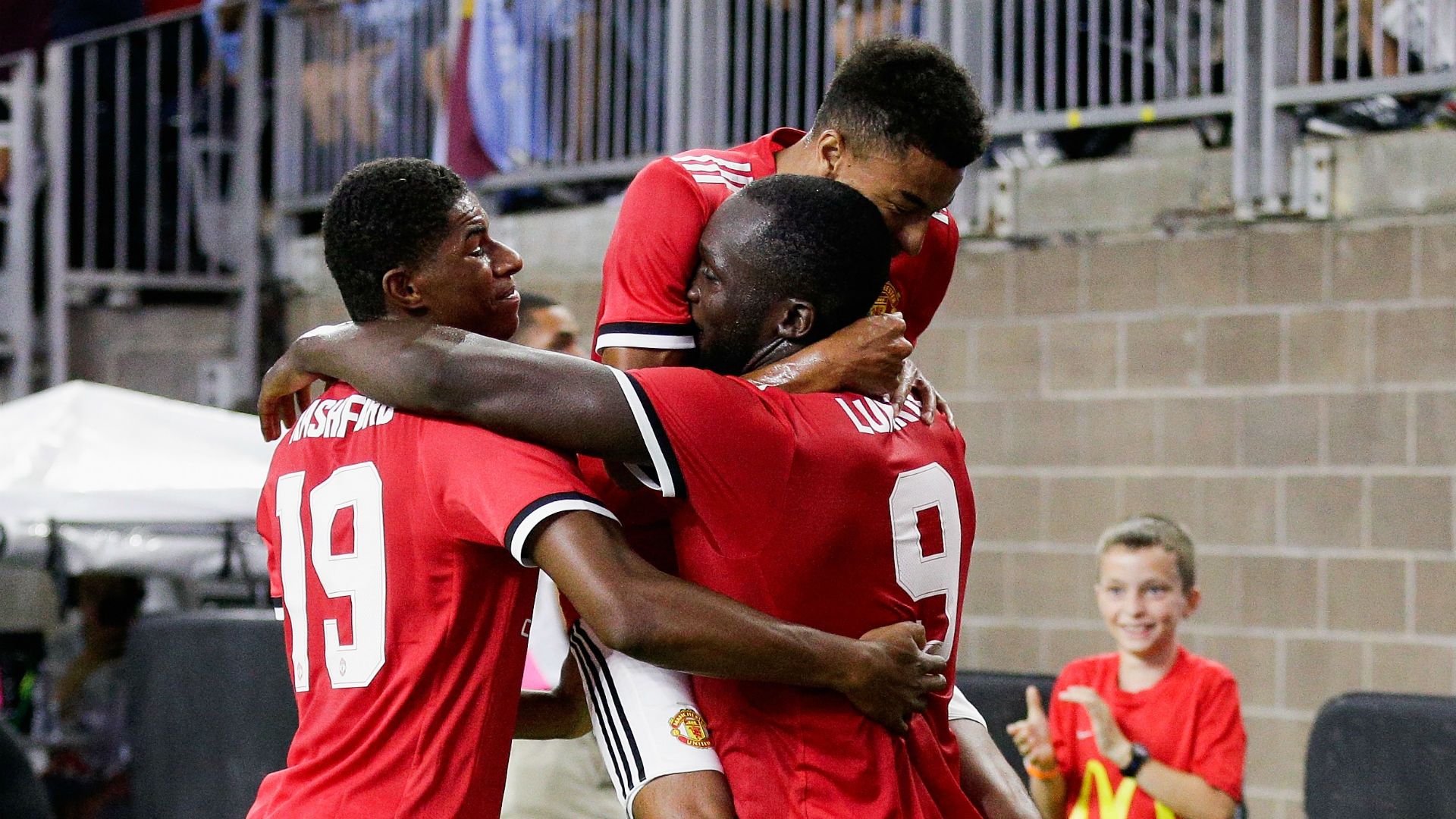 Marcus Rashford Romelu Lukaku Jesse Lingard Manchester United ICC