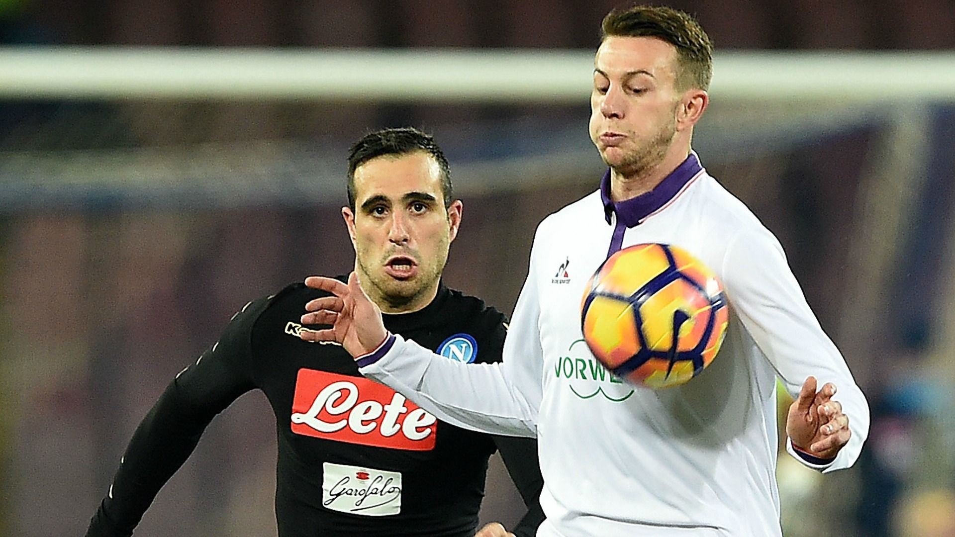 Nikola Maksimovic Federico Bernardeschi Napoli Fiorentina Coppa Italia