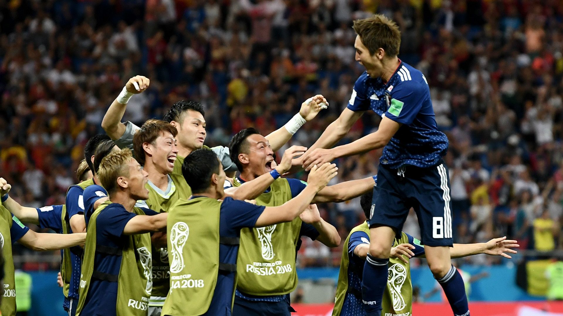 Japan celebrate 2018