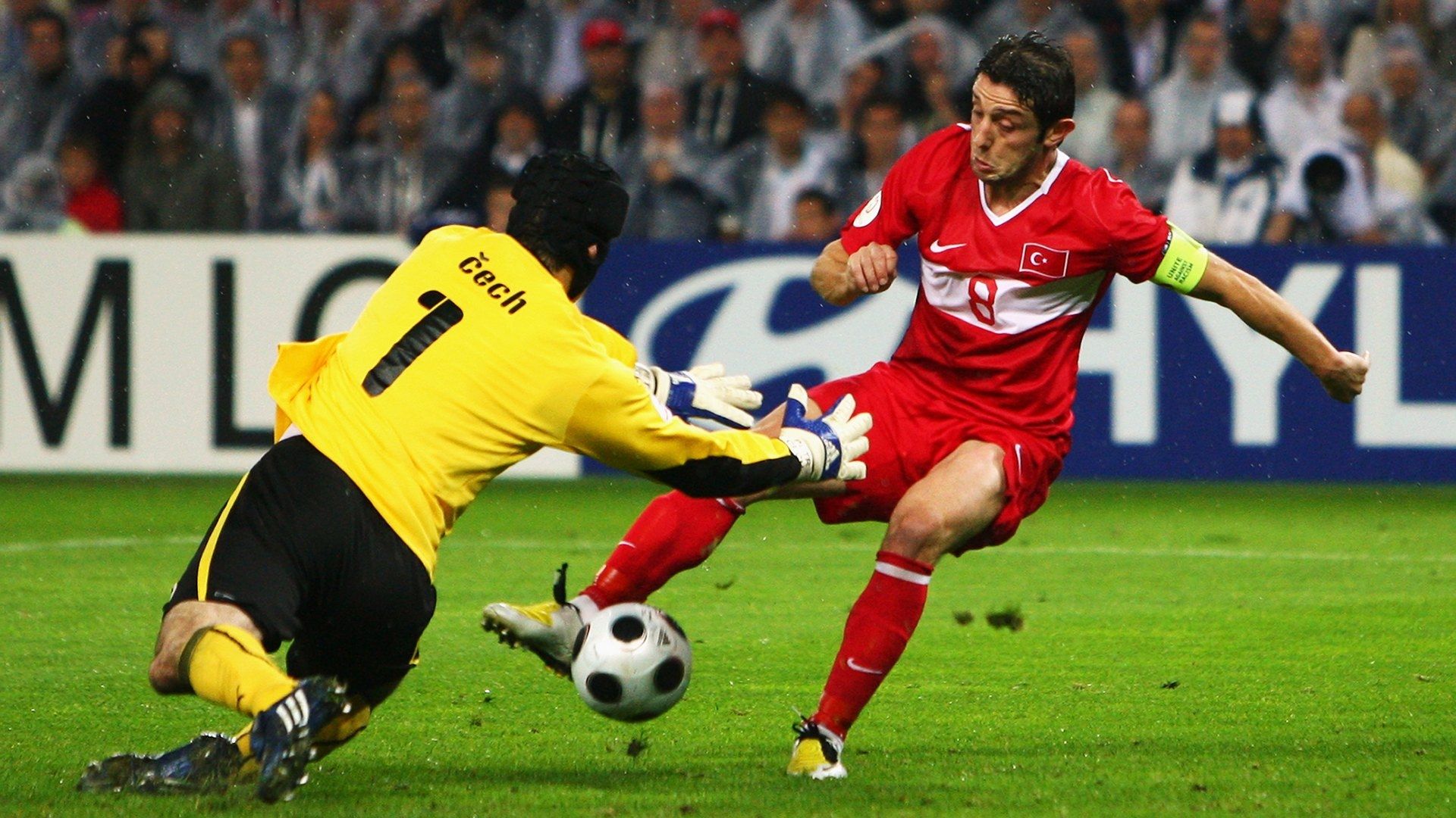 Petr Cech Nihat Kahveci Czech Republic Turkey Euro 2008