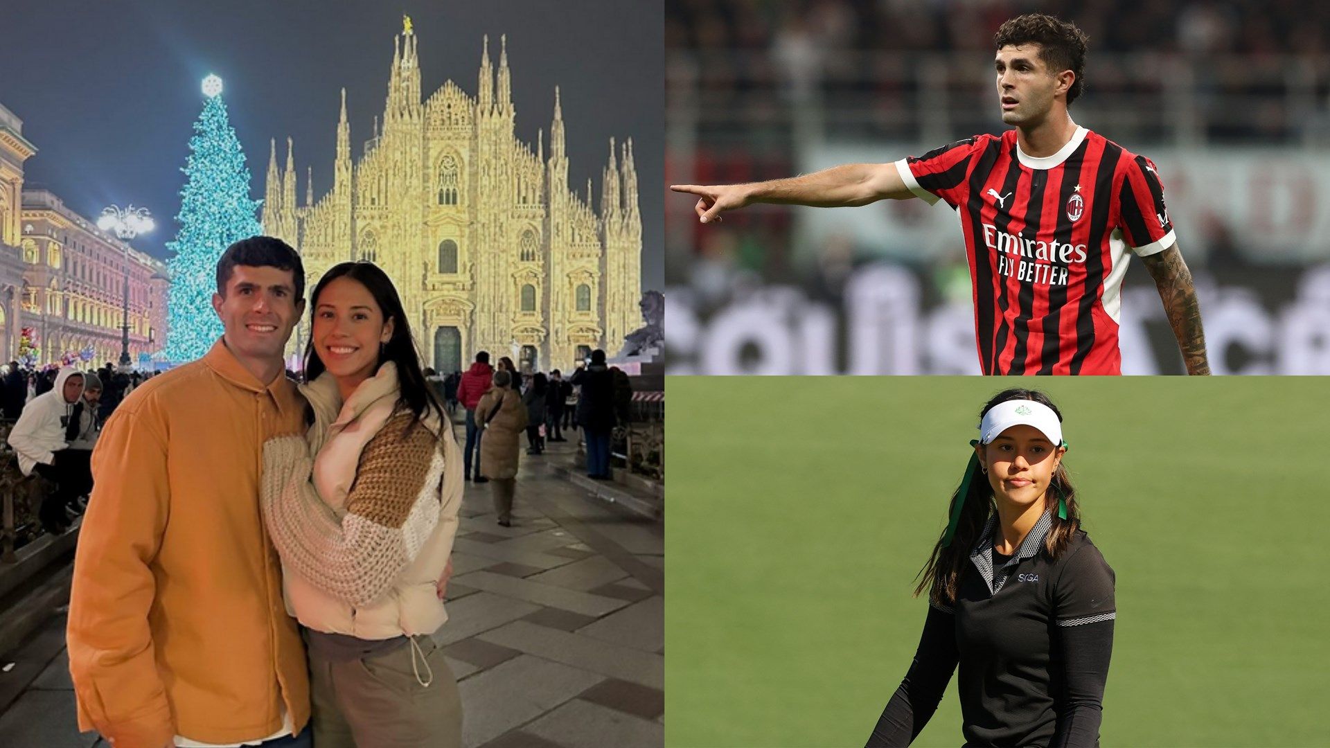 Christian Pulisic Alexa Melton AC Milan