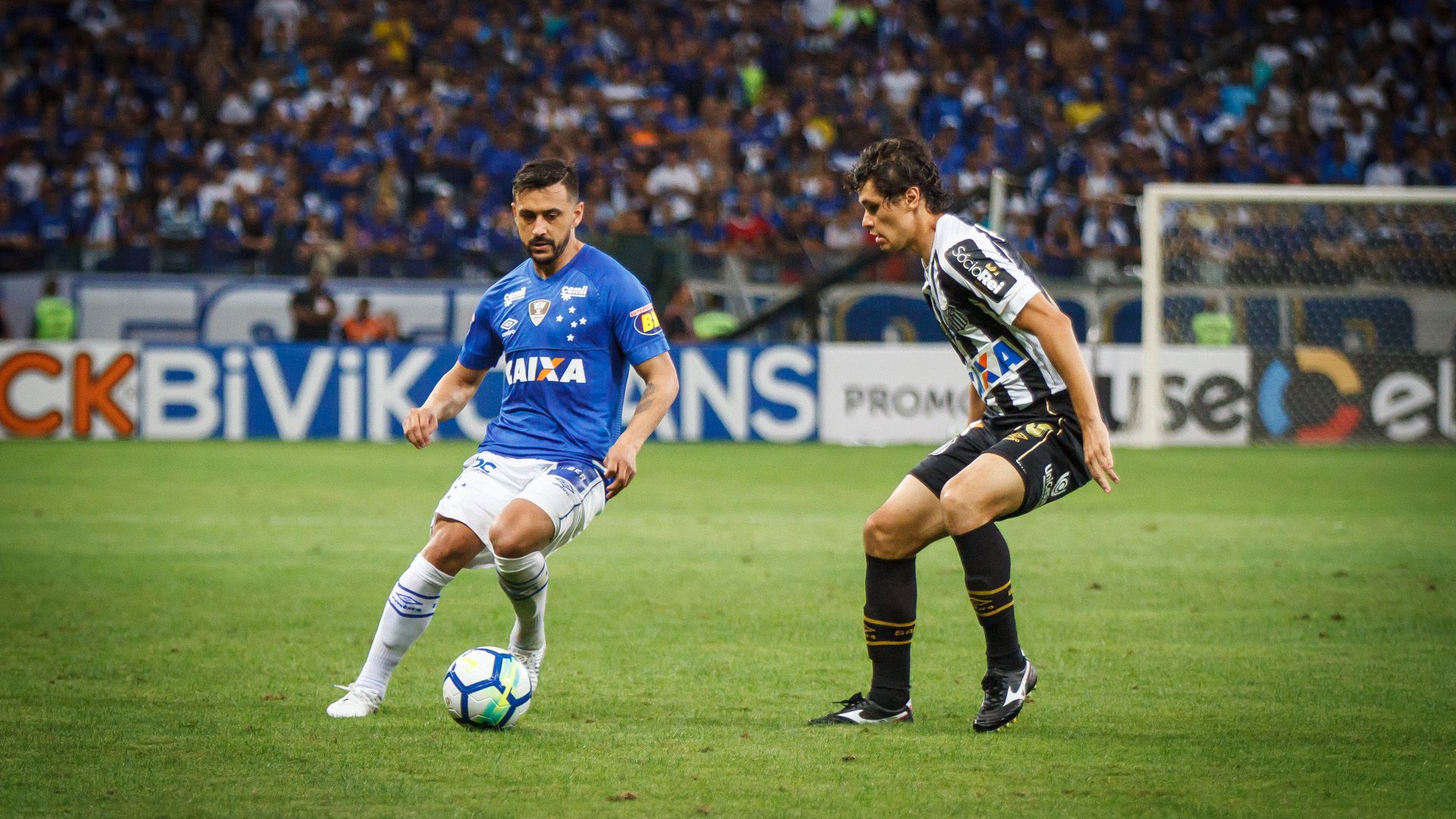 De Arrascaeta Dodo Cruzeiro Santos Copa do Brasil 15082018