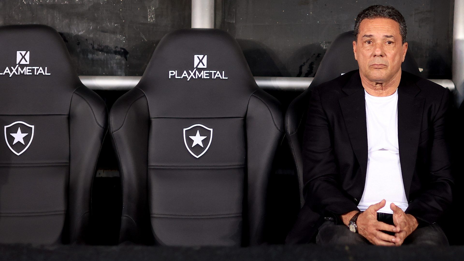 Vanderlei Luxemburgo durante Botafogo x Corinthians, pelo Brasileirão Série A 2023, 11/05/2023