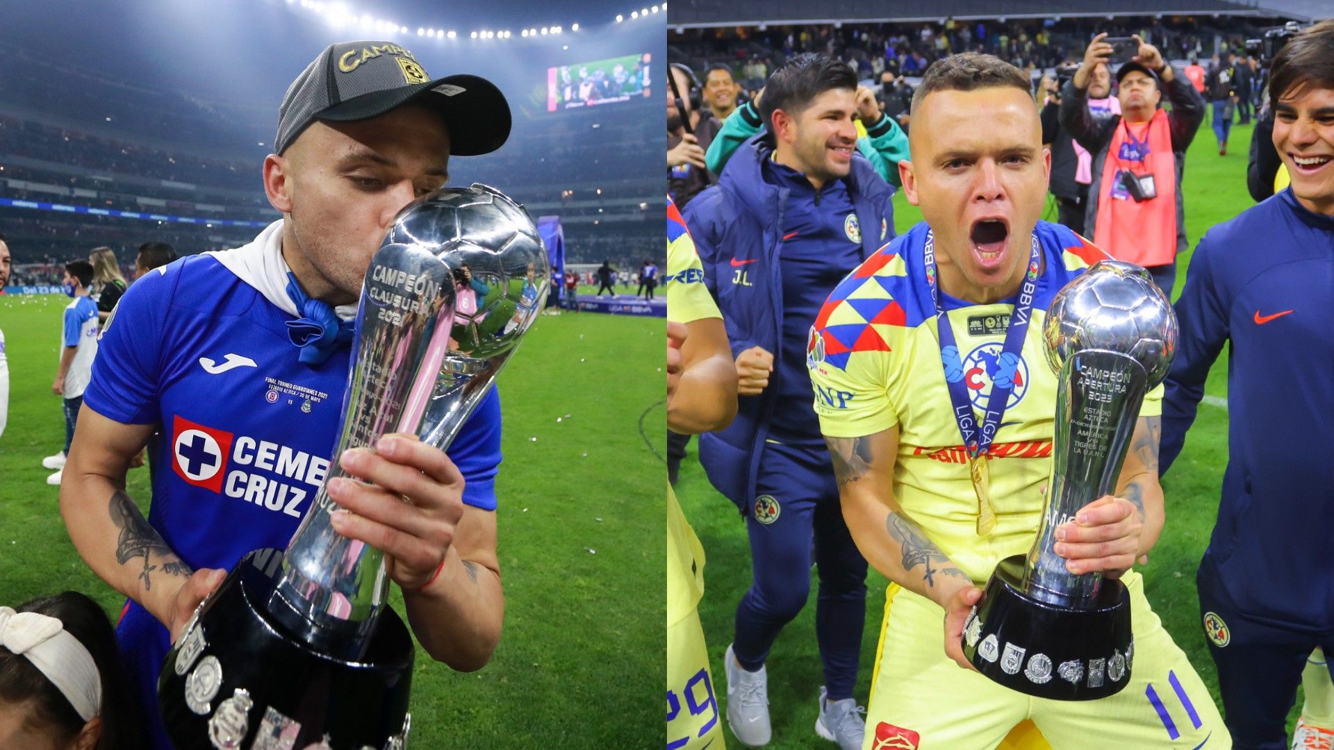Jonathan Rodríguez Cruz Azul América campeón