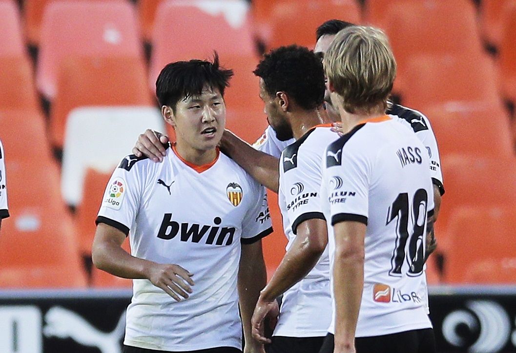 이강인 바야돌리드전 득점 후