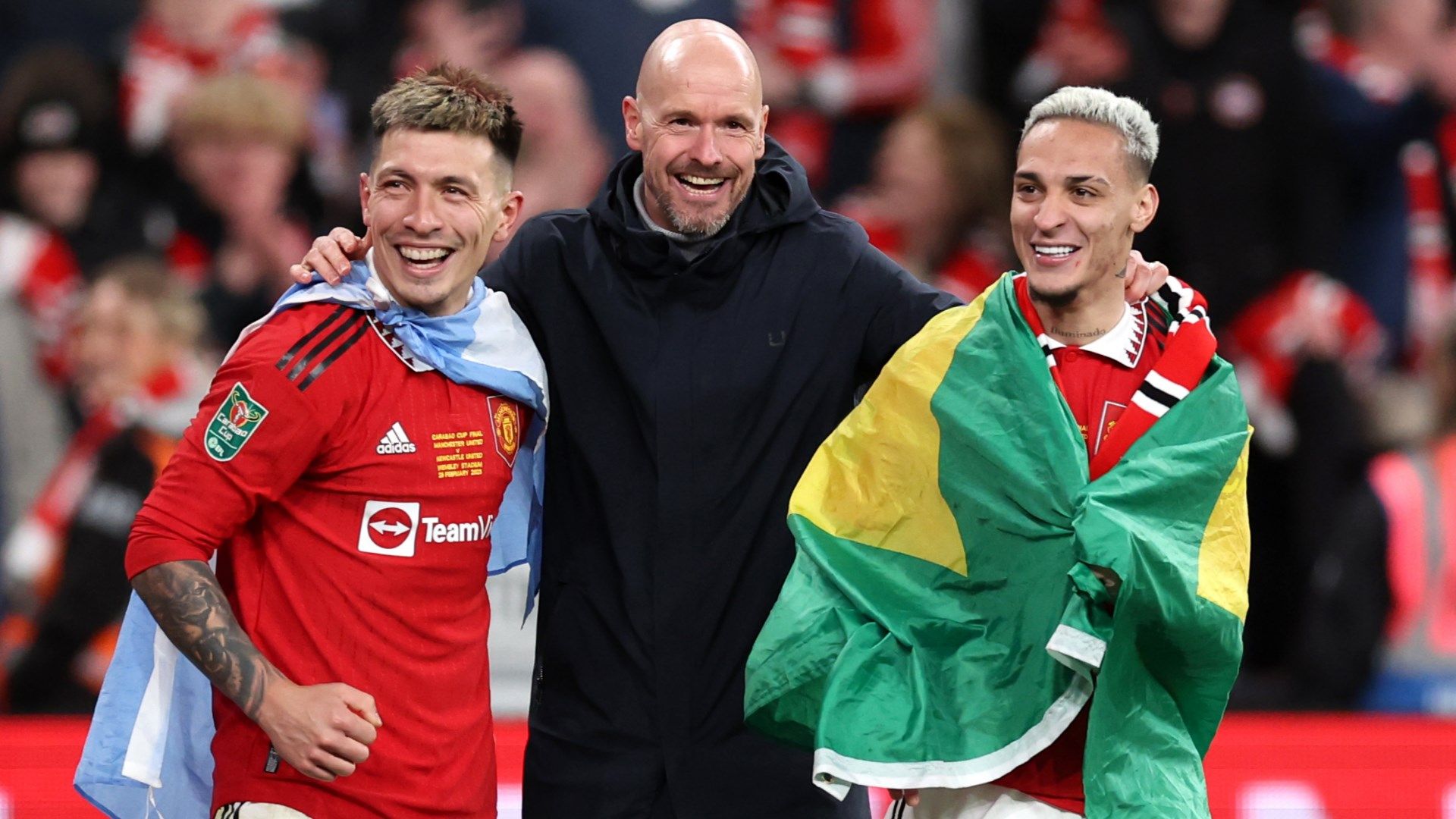 Erik ten Hag Lisandro Martinez Antony