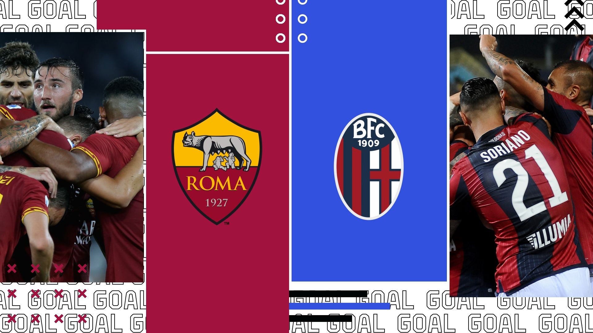 Roma-Bologna tv streaming