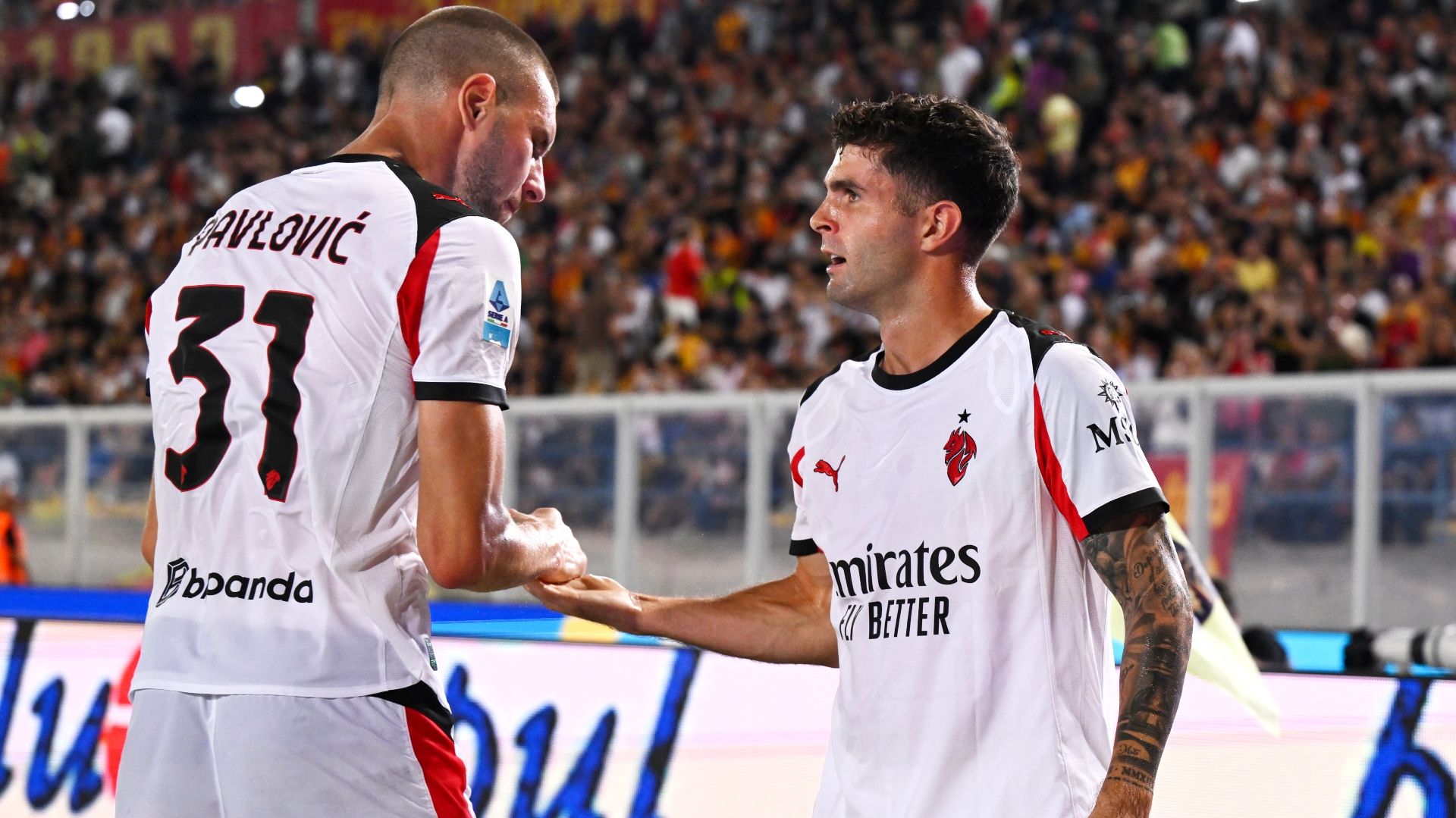 Pavlovic Pulisic Lecce Milan