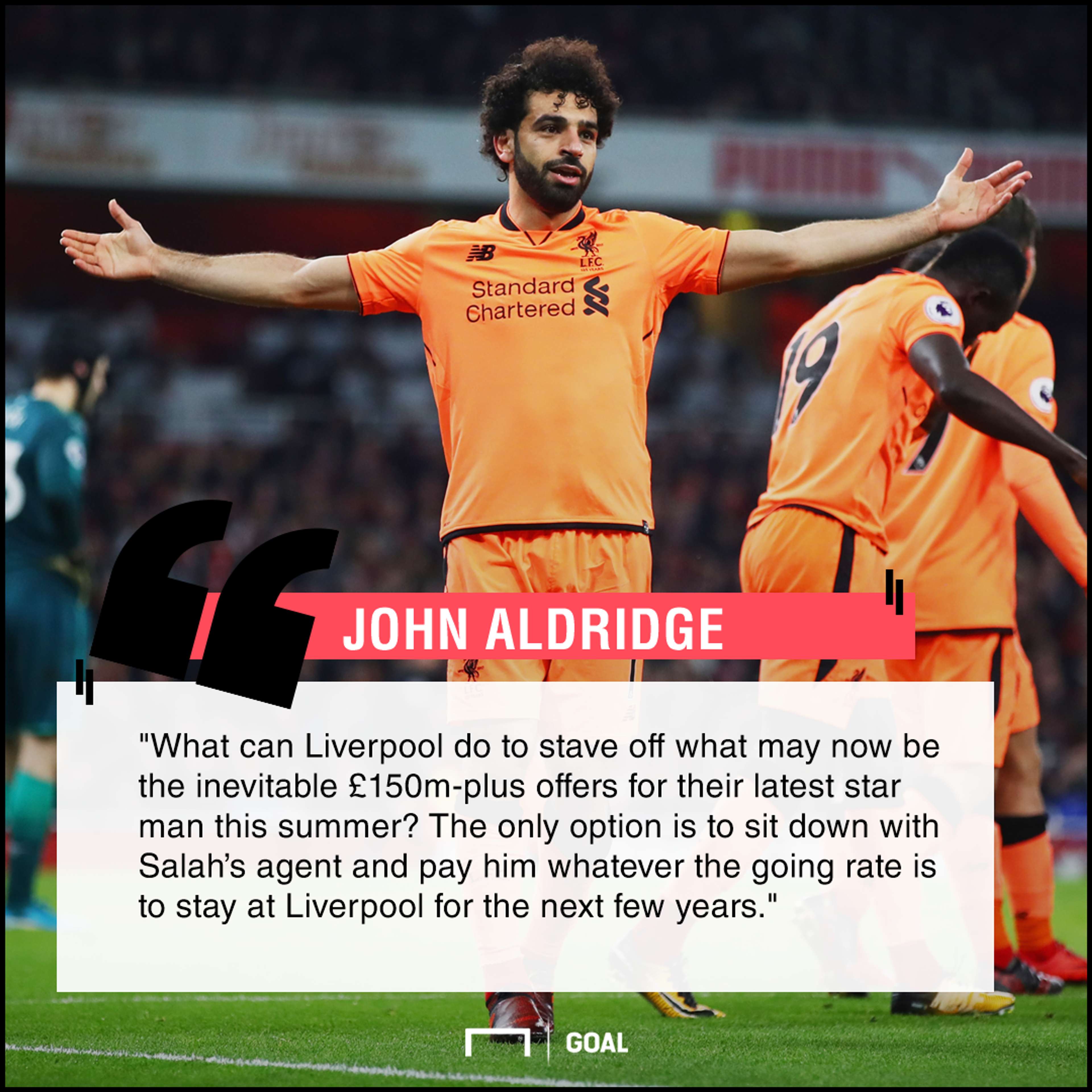 Mohamed Salah form bad news John Aldridge