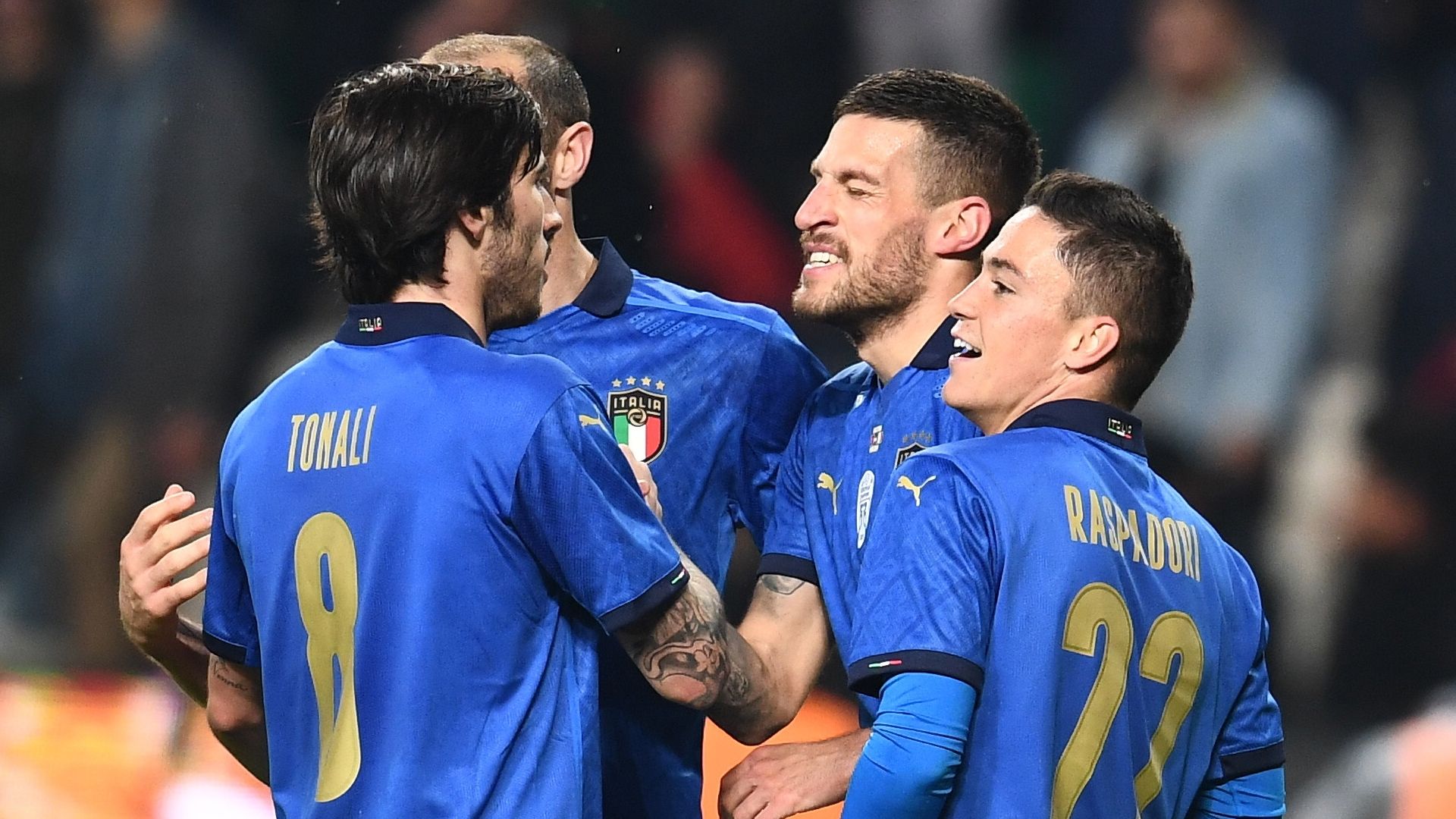 Italy celebrate in win over Turkey 2022